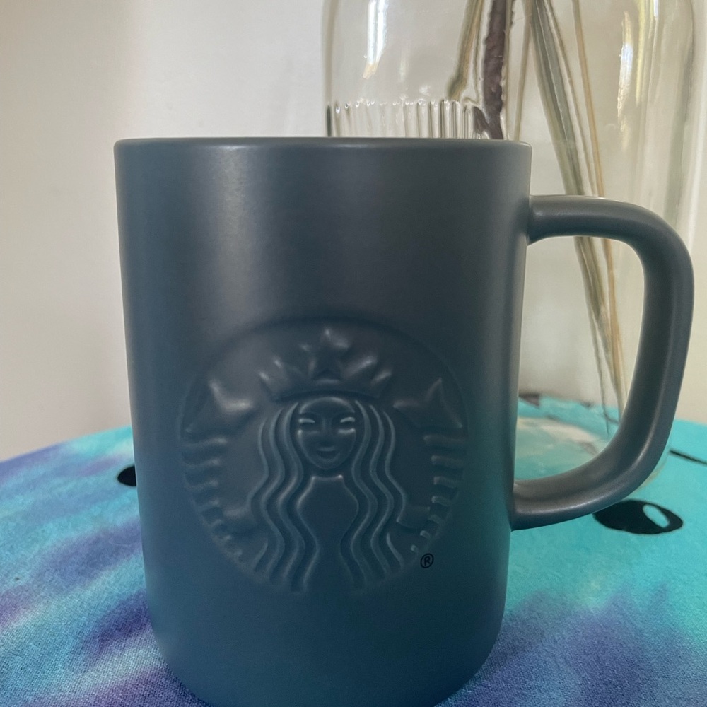 Starbucks Blue Gray Recycled Ceramic Mug
